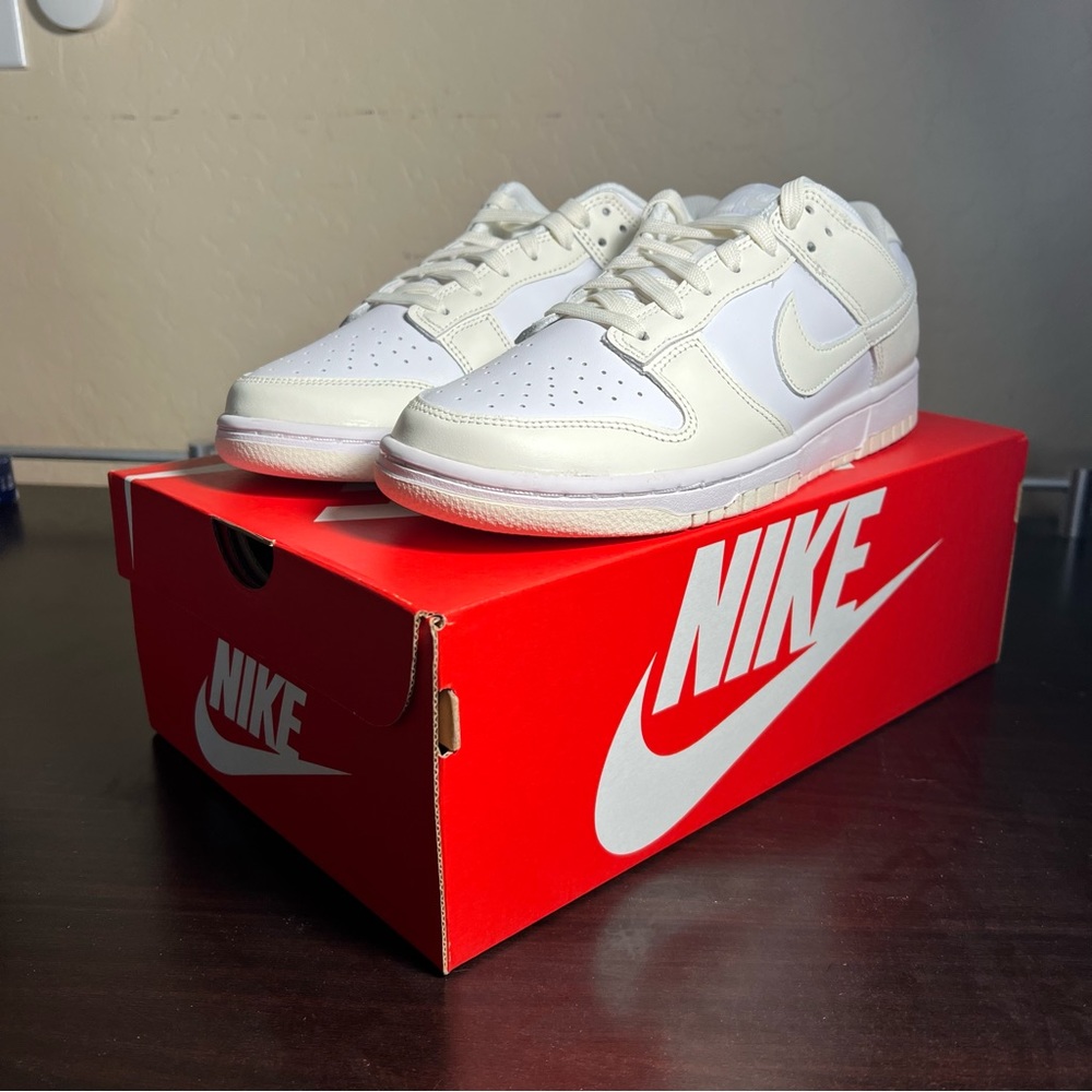 Nike Dunk White Sail - W size 9